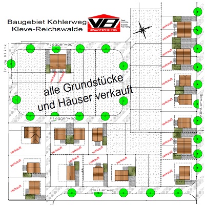 Lageplan Baugebiet Köhlerweg